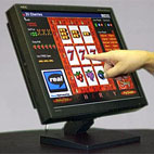 monitor lcd touch screen touch-screen scenes laserzag