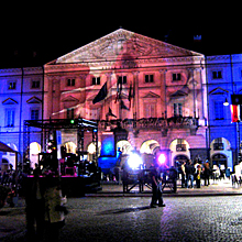 light design proizioni illuminazione spettacoli laser luce architetturale
