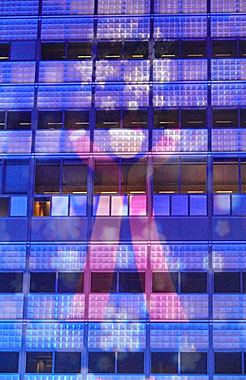 illuminazione architetturale ubi banca brescia architectural lighting scenes for pr42 laserzag