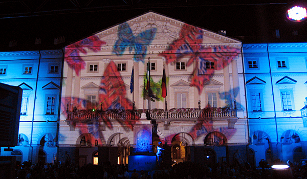 Multimedia Laser Lighting Show for Aosta Festival