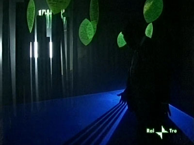 installazione ambient light green emotion scenes samsung bye night philippe d'averio rai3 rai tre