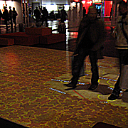 Tappeto Multimediale per Area Dormire Altrove, SIA Guest, Fiera di Rimini, Novembre 2006