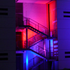 illuminazione architetturale proiettori luce cambiacolori led scenes laserzag
