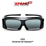 xpand x102 x103 3d active dlp link ir radio glasses occhiali 3d dlp cinema scenes milano