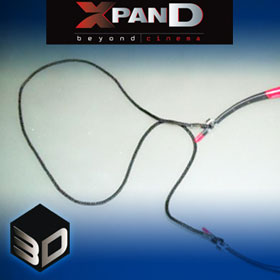 xpand x102 eyewear glasses occhiali 3d attivi dlp-link 3d ready