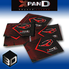 xpand x102 eyewear glasses occhiali 3d attivi dlp-link 3d ready