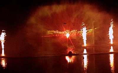 night show 2008 parco divertimenti mirabilandia laser luci video fuochi pirotecnici scenes laserzag