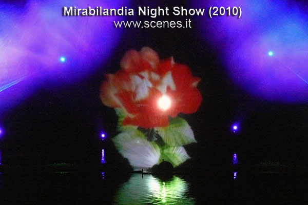 mirabilandia laser show night show 2010 luci video scenes